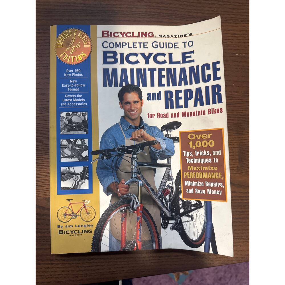 bicycling magazine complete guide to bicycle maintenance and repair 4th edition